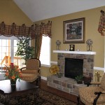 Pleated Valance with Panels