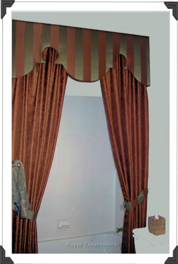 Cornice and Shower Curtain