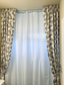 Custom Shower Curtain and Draperies